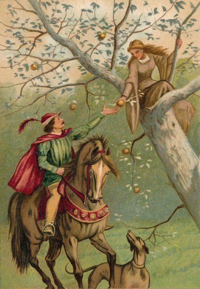 Two-Eyes and the Knight, 1901 af Edward Henry Wehnert