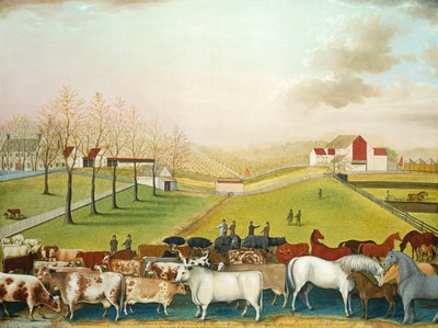Cornell-gården af Edward Hicks
