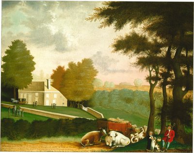 William Penns grav af Edward Hicks