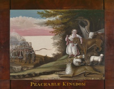 Det fredelige rige, 1829-30 af Edward Hicks