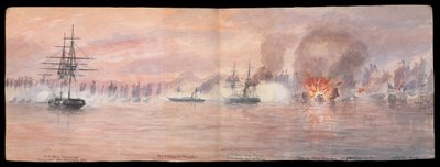 Private Illustrated Journal of Dr E H Cree, Volume XII 1849, Fold ud overfor side 73-74, 
