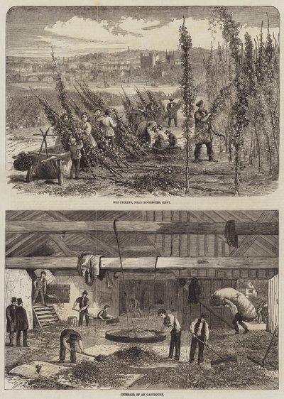 Humleplukning i Kent af Edward Hull