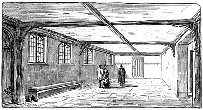 The Guildhall, Stratford-upon-Avon, Warwickshire, 1885. af Edward Hull