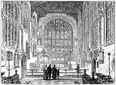 Koret for Stratford kirke, Stratford-upon-Avon, Warwickshire, 1885. af Edward Hull