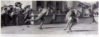 Atalantas løb, graveret af Jean F. Joubert (1810-84), udgivet af The Fine Art Society. af Edward John (after) Poynter
