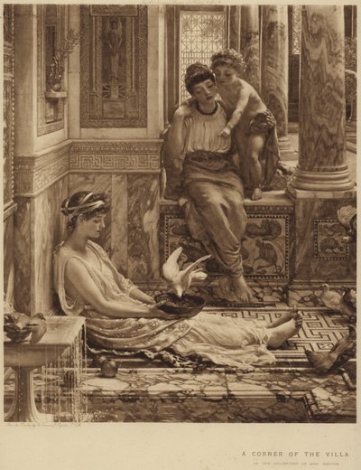 Et hjørne af villaen af Edward John Poynter