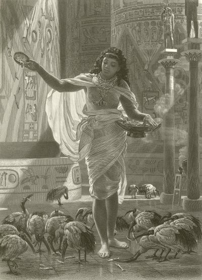 Fodring af den hellige ibis i Karnacs haller af Edward John Poynter