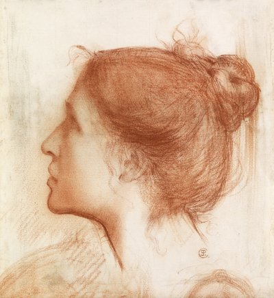 Hoved af en kvinde af Edward John Poynter