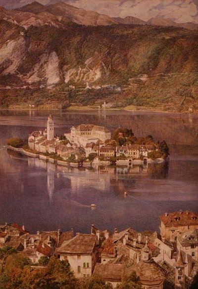 San Giulio Island, Orta-søen af Edward John Poynter