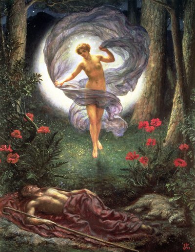 Visioner af Endymion af Edward John Poynter