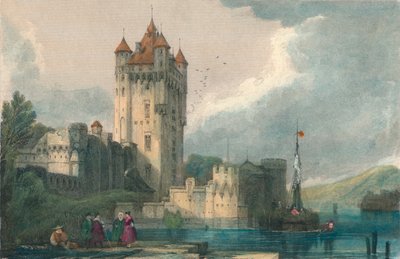 De gotiske tårne i Ellfeld, c1834. af Edward John Roberts