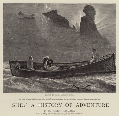 Hun, en historie om eventyr af Edward Killingworth Johnson