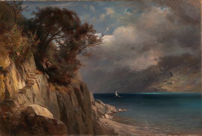 Sø-scene af Edward L. Custer