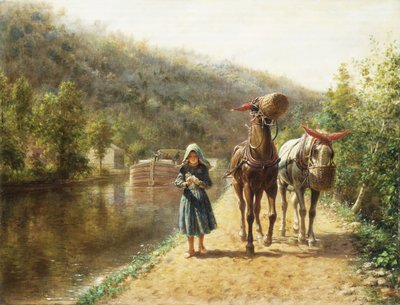 På Trækstien, af Edward Lamson Henry