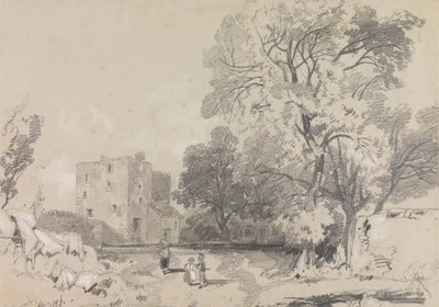 Et ødelagt tårnhus af Edward Lear