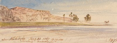 Over Kalabashe; kl. 12.20, 31. januar 1867 (297) af Edward Lear