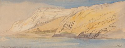 Abu Simbel, kl. 13.00, 9. februar 1867 (384) af Edward Lear