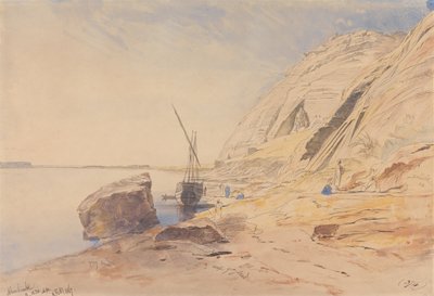 Abu Simbel, kl. 11-11.30, 8. februar 1867 (374) af Edward Lear