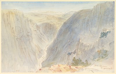 Agia Paraskevi, Epirus, Grækenland af Edward Lear
