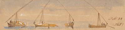 Både (Dahabeahs); 28. februar [1867] (565) af Edward Lear