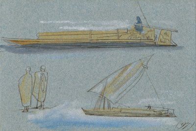 Både på Nilen af Edward Lear
