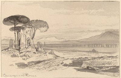 Roms landskab af Edward Lear