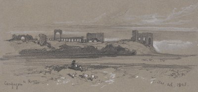 Landskabet omkring Rom af Edward Lear
