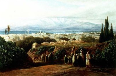 By med kirkegård af Edward Lear