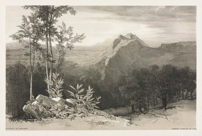 Civitella di Subiaco af Edward Lear