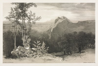 Civitella di Subiaco, ca. 1840. af Edward Lear