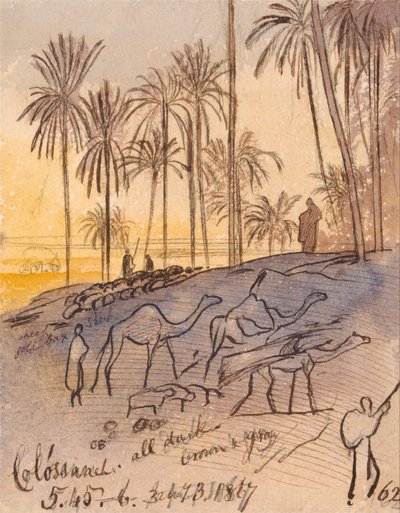 Colósaneh, 17:45 - 18:00, 3. januar 1867 (62) af Edward Lear