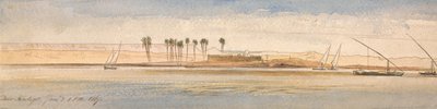Deir Kadige, kl. 13.00, 2. januar 1867 af Edward Lear