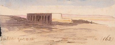 Dendera af Edward Lear