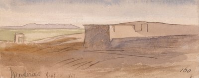 Dendera af Edward Lear