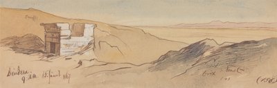 Dendera, kl. 9.00, 15. januar 1867 (156) af Edward Lear