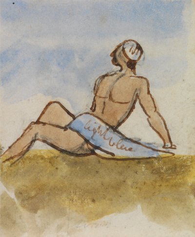 Egyptisk mand af Edward Lear