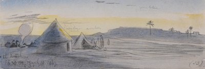 El Areesh, kl. 18.30, 31. marts 1867 (33) af Edward Lear