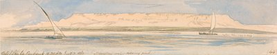 Gebel Sheikh Embarak af Edward Lear