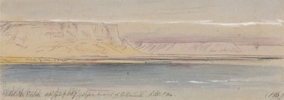 Gebel Sheikh Eredi, (duehuset i Er Raineh) af Edward Lear