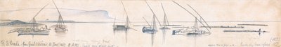 Gebel Sheikhs arvinger fra Gau el Kebir af Edward Lear