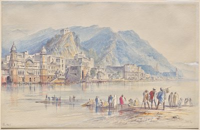 Hardwar, Indien af Edward Lear