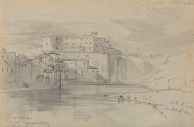 Øen Sora, 31. marts 1842 af Edward Lear