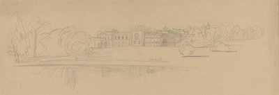 Knowsley Hall af Edward Lear