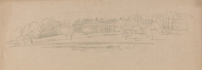 Knowsley Hall af Edward Lear