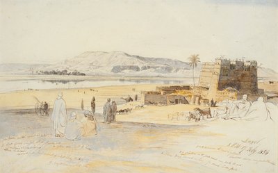 Luxor, 17. februar 1854 af Edward Lear