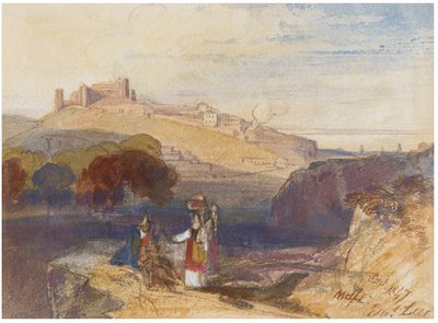 Melfi, Italien af Edward Lear
