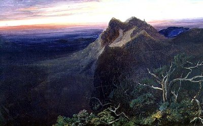 Morn Broadened on the Borders of Darkness (olie på lærred) af Edward Lear