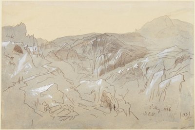 Bjergene i Dalmatien af Edward Lear