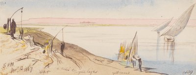 I nærheden af[]; kl. 17.00, den 13. januar 1867 (139) af Edward Lear