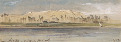 I nærheden af Aswan af Edward Lear